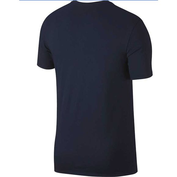 📦 NEW Mens Small NIKE Court Logo Cotton Tennis Tee Shirt T-Shirt Blue 943182-452 - Picture 2 of 2